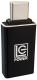 Adapter USB LC-Power USB-A - USB-C Czarny  (LC-ADA-U31C) 1
