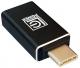Adapter USB LC-Power USB-A - USB-C Czarny  (LC-ADA-U31C) 2