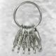 Breloczek Nite Ize KeyRing+ 6 x micro karabińczyk ze stali nierdzewnej (KRGS-11-R3) 1