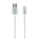 Kabel USB Acme USB-A - Lightning 1 m Srebrny (KABKAACMCB203102) 2