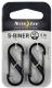 Nite Ize Karabińczyk S-Biner Dual #1 stal nierdzewna czarny 2 szt (SB1-2PK-01) 1