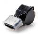 Meteor Gwizdek Wolf plus z silikonowym ustnikiem czarny (38511) 1