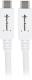 Kabel USB Sharkoon USB-C - USB-C 0.5 m Biały (4044951021178) 2