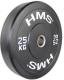 HMS Talerz Olimpijski BBR25 Bumper 25 kg czarny (17-61-019) 1