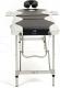 Bodyfit Łóżko do masażu 3 segmentowe aluminiowe czarno-białe (1038) 1