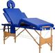 Bodyfit Stół, łóżko do masażu 4 segmentowe niebieskie 2