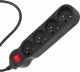 Listwa zasilająca Maclean Energy 4 gniazda 1.4 m czarna (MCE180) 2