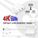 Adapter USB Club 3D USB-C - DisplayPort Mini + USB-C Biały  (CAC-1509) 2