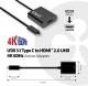 Adapter USB Club 3D USB-C - HDMI Czarny  (CAC-2504) 4