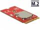 Delock Adapter M.2 Key A+E > 1 x gniazdo kart Micro SD (62979) 1