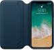 Apple iPhone X Leather Folio - Cosmos Blue (MQRW2ZM/A) 1