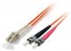 Equip Patchcord światłowodowy LC - ST Singlemode Duplex OS2, 10m,żółty (254236) 1