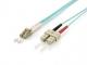 Equip Patchcord światłowodowy LC - SC Multimode Duplex OM3, 5m (255315) 1
