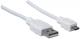 Kabel USB Manhattan USB-A - microUSB 0.3 m Biały (326537) 2