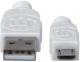 Kabel USB Manhattan USB-A - microUSB 0.6 m Biały (326568) 3