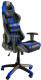 Fotel Diablo Chairs X-One Horn Czarno-niebieski 1
