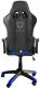 Fotel Diablo Chairs X-One Horn Czarno-niebieski 3