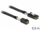 Delock SFF 8087 - SFF 8643, 0.5m, Czarny (83388) 1