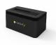 Stacja dokująca Techly HDD/SSD Techly I-CASE SATA-TST48 USB-C 3.1, SATA 2,5/3,5", czarna (028740) 3