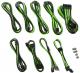 CableMod Zestaw PRO E-Series G3/G2/P2/T2 czarno zielony (CM-PEV2-FKIT-NKKLG-R) 2