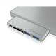 HUB USB Icy Box 1x SD 1x USB-C 1x microSD  + 2x USB-A 3.0 (IB-DK4035-C) 4