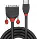 Kabel Lindy HDMI - DVI-D 1m czarny (36271) 2