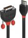 Kabel Lindy HDMI - DVI-D 2m czarny (36272) 1