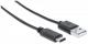 Kabel USB Manhattan USB-A - USB-C 3 m Czarny (354981) 2
