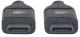 Kabel USB Manhattan USB-C - USB-C 0.5 m Czarny (354899) 2