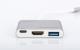 Stacja/replikator Digitus USB-C - HDMI + USB-C + USB Srebrny  (DA-70838-1) 2