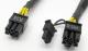Gembird dla PCI express, 6 pin (M) to 6+2 pin (M), 0.8m (CC-PSU-86) 1