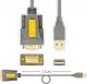 Kabel USB Kouwell USB-A - D-Sub (VGA) 1.5 m Czarny (ADS-1PS) 2