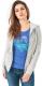 Martes Bluza damska LADY SULLI Light Grey Melange r. L 1