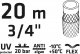 Verto Wąż ogrodowy 20m 3/4" ECONOMIC (15G803) 2