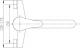 Bateria wannowa Invena Ava New ścienne chrom (BC-06-001-B) 2