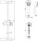 Zestaw prysznicowy Invena Ava New przesuwny chrom (AU-56-001-D) 2