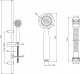 Zestaw prysznicowy Invena KOMPLET NATRYSKOWY SIROS 3-FUNKC. - AU-80-001-M 8