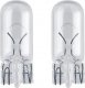 Philips ŻARÓWKA W5W 12V/5W (CAŁOSZKLANA) W2,1X9,5D BLISTER 2SZT 3