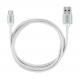 Kabel USB Acme USB-A - 1 m Srebrny (KABSGKABACM00010) 1