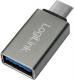 Adapter USB LogiLink USB-C - USB Srebrny  (AU0042) 7