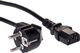 Kabel zasilający Akyga IEC C13 CEE 7/7 230V/50Hz 1,5m (AK-PC-01C) 1