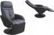 Halmar Fotel Optima recliner czarny 2