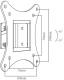 Blow Uchwyt ścienny 76-852 10'' - 25'' 2