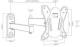 Blow Uchwyt ścienny 76-855 10'' - 27'' 2