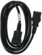 Kabel zasilający 4World przedłużający IEC320 C13/C14, 1.8m 2