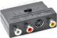 Adapter AV Gembird Scart - RCA (Cinch) x3 + S-Video czarny (CCV4415) 1