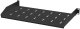 NetRack Półka 19'' 1U/250mm Czarna (119-100-250-012) 1