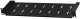 NetRack Półka 19'' 1U/150mm Czarna (119-100-150-012) 2
