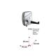 Bisk Uchwyt 2-hakowy Oregon chrom  (79703) 1