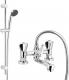 Bateria wannowa KFA Standard 2-otworowe chrom (305-312-00) 1